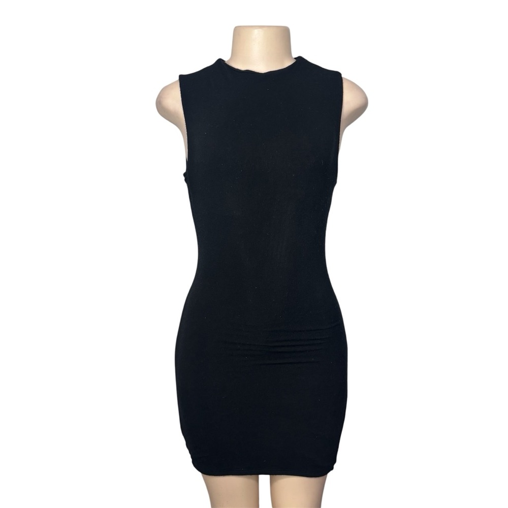 Naked Wardrobe Sleeveless Black Bodycon Dress - Women - Picture 4 of 5